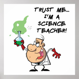 Pôster Confie-me… Eu sou um professor de ciências