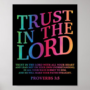Poster Confie no Senhor Jesus Cristo Irmão Irmã Deus
