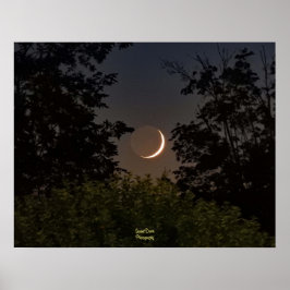 Poster Configuração da Lua Crescente