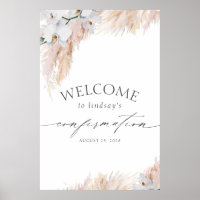 Confirmação de Orquídeas Brancas Pampas Grass