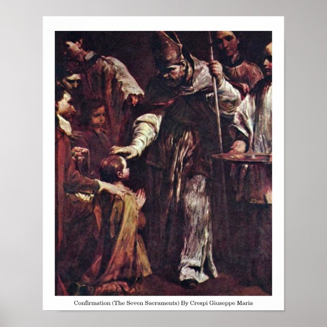 Poster Confirmação (Os Sete Sacramentos) (Frente)