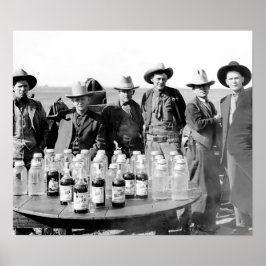 Poster CONFISCAÇÃO DE PROIBIÇÃO - TEXAS c. 1928