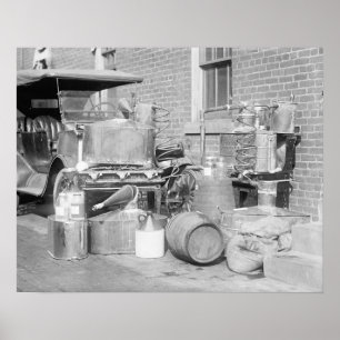 Poster Confiscado Moonshine ainda, 1922