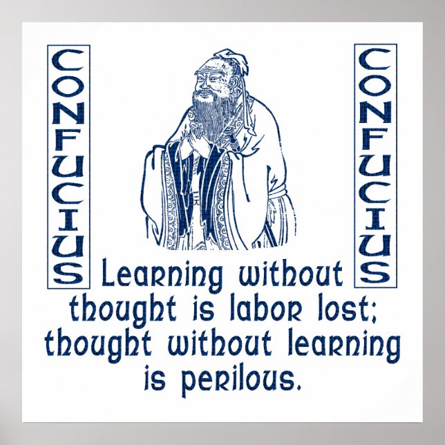 Pôster Confúcio (Frente)