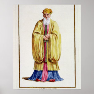Pôster Confucius (551-479 BC), 'de DES Estampes de