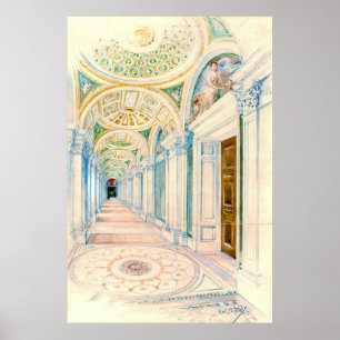 Poster Congressional Library Washington DC 1897