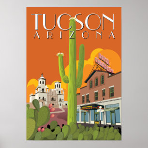 Poster Congresso Hotel 28"x20" - Tucson, Arizona