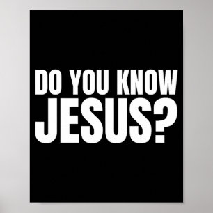 Poster Conheça Jesus Vamos Conversar Sobre