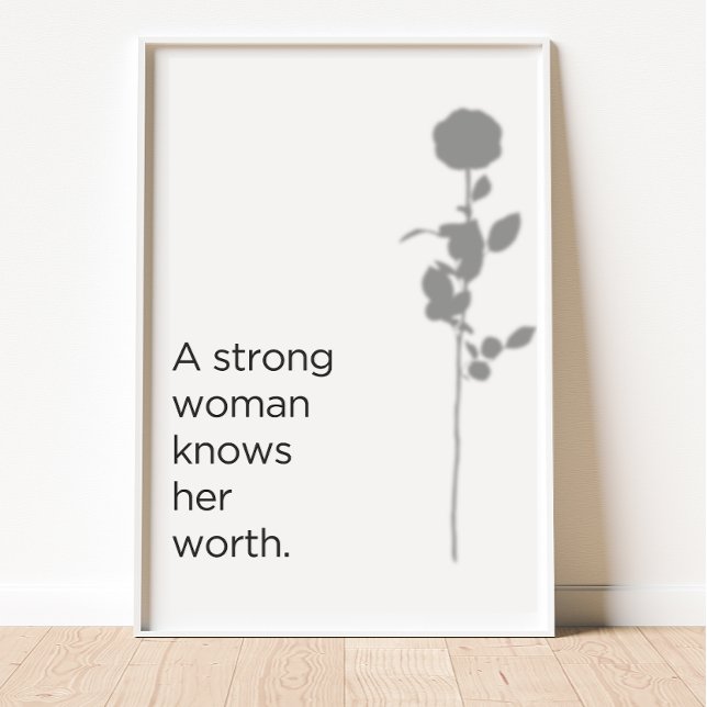 Poster Conheça o seu valor (Criador carregado)