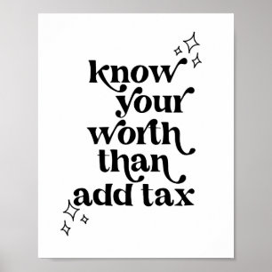 Poster Conheça o seu valor em vez de Adicionar Fonte de R