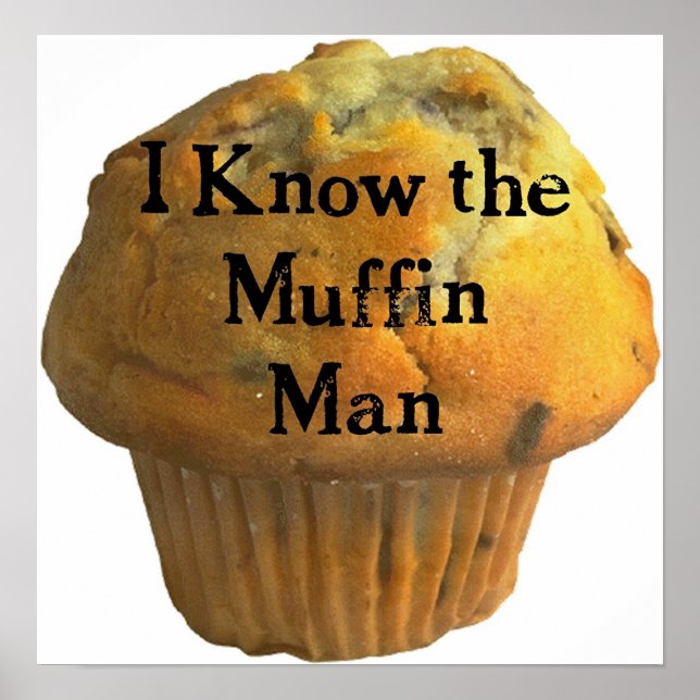 Pôster Conhece o Homem Muffin? (Frente)
