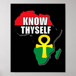 Poster Conhece-te a Ti Mesmo Mês da História Africana Pre