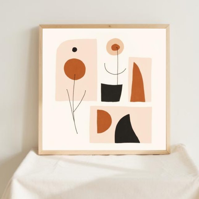 Poster Conjunto de Arte Geométrica Feminina V (Criador carregado)
