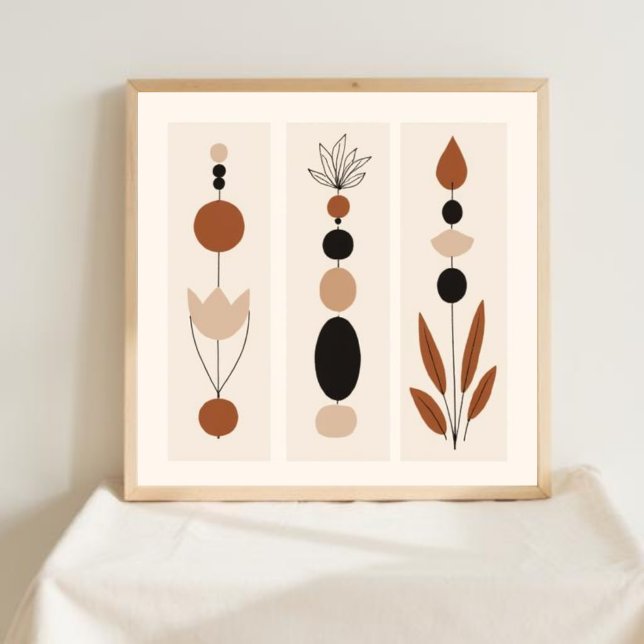Poster Conjunto de Arte Geométrica Feminina XX (Criador carregado)
