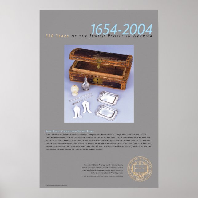 Poster Conjunto de Circuncisão e Tronco da Família Seixas (Frente)