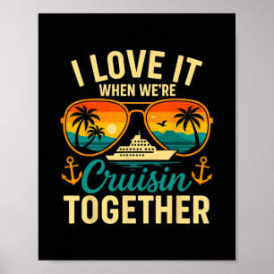 Poster Conjunto de Cruzeiro 2025 Roupas Amigos Família Ca