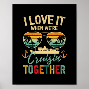 Poster Conjunto de Cruzeiro 2025 Roupas Amigos Família Ca