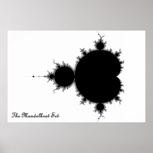 Pôster Conjunto de Mandelbrot (Frente)
