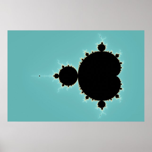Pôster Conjunto de Mandelbrot 06 - Fractal (Frente)