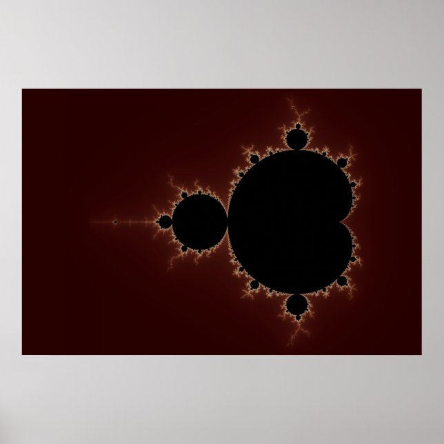 Poster Conjunto de Mandelbrot 08 - Fractal (Frente)