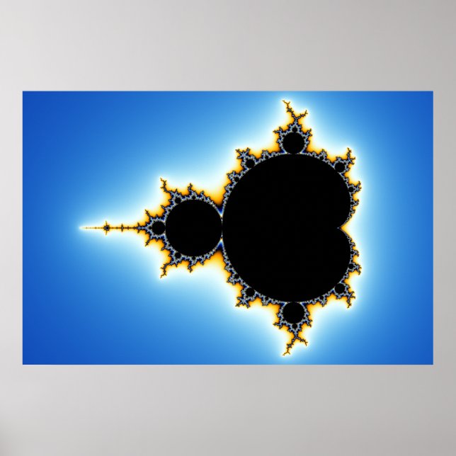 Pôster Conjunto de Mandelbrot 78x52 (Frente)