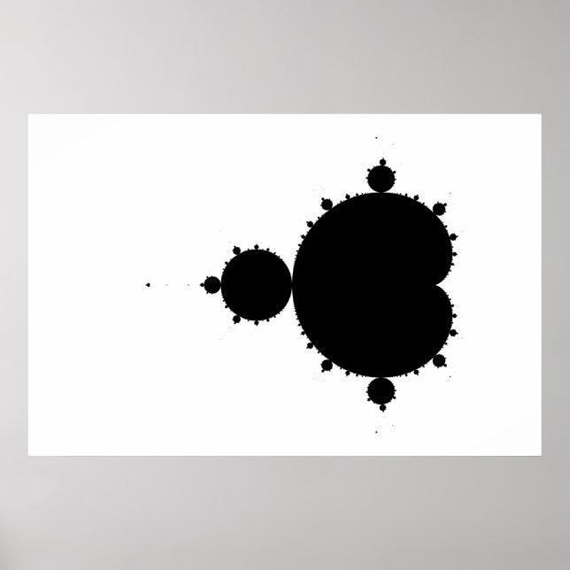 Poster Conjunto de Mandelbrot Original 01 - Fractal Poste (Frente)