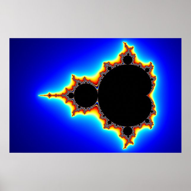 Pôster Conjunto de Mandelbrot Original 03 - Fractal Poste (Frente)