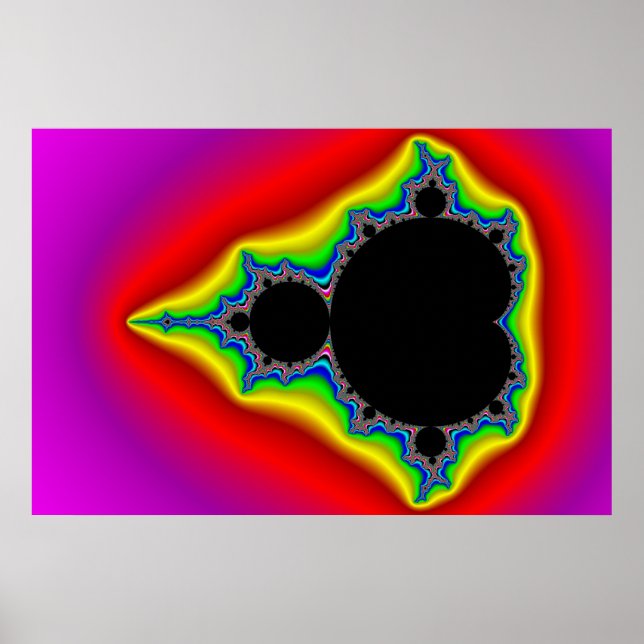 Poster Conjunto de Mandelbrot Original 04 - Fractal Poste (Frente)