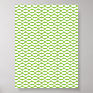 Poster Conjunto de Pastas Arquivo Verde Botânico