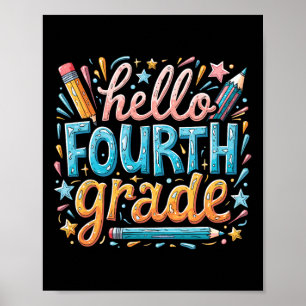 Poster Conjunto de volta às aulas 4º ano