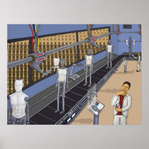 Pôster Conjunto do robô