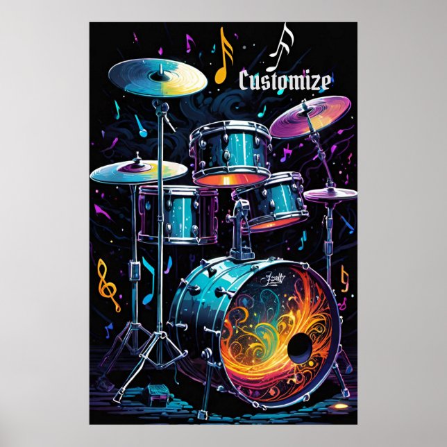 Poster Conjunto do tambor traseiro (Frente)