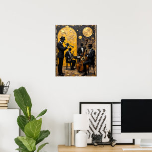 Poster Conjunto Jazz da Meia-Noite