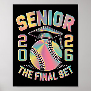 Poster Conjunto Tie Dye de 2026 Softbol Feminino Sénior O