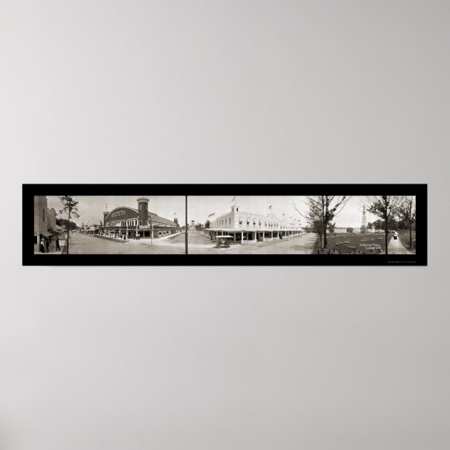 Pôster Conneaut Lake Park PA Foto 1909 (Frente)