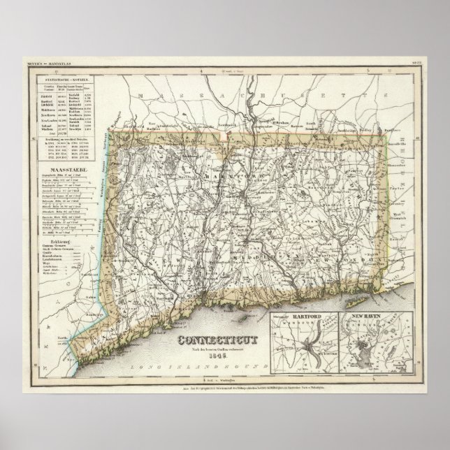 Poster Connecticut 16 (Frente)