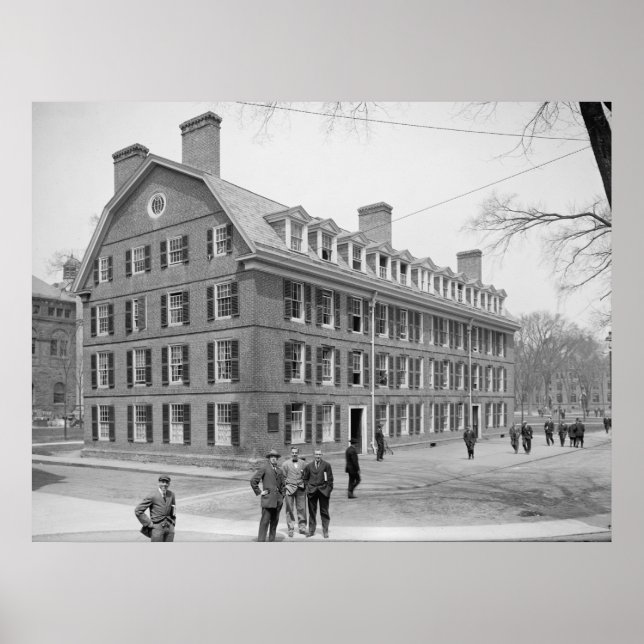 Pôster Connecticut Hall (Universidade de Yale) (Frente)