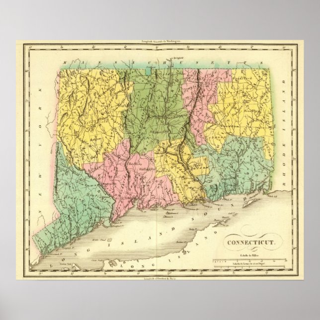 Pôster Connecticut US (Frente)