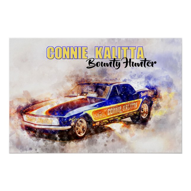 Pôster Connie Kalitta Bounty Hunter (Frente)