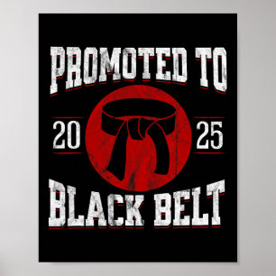Poster Conquista do Cinturão Negro 2025 Tang Soo Do Karat
