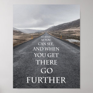 Poster Conquistas e metas motivacionais