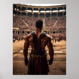 Poster Conquiste o Coliseu: Antigo Gladiador Arena Pos