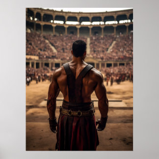 Poster Conquiste o Coliseu: Antigo Gladiador Arena Pos