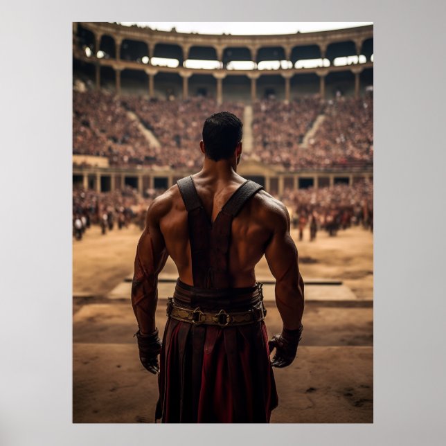Poster Conquiste o Coliseu: Antigo Gladiador Arena Pos (Frente)