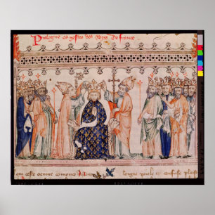 Pôster Consagração Philippe III le Hardi Rei de