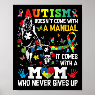 Poster Consciência Autismo 2024 Não Vem Com Um Manual Au