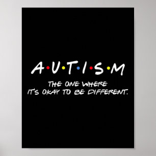 Poster Consciência Autismo Aquele onde está tudo bem ser