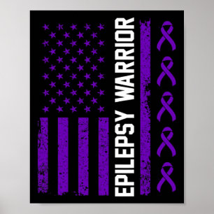 Poster Consciência da Epilepsia Guerreiro Epilético Sobre
