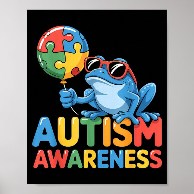 Poster Consciência do autismo autista  (Frente)
