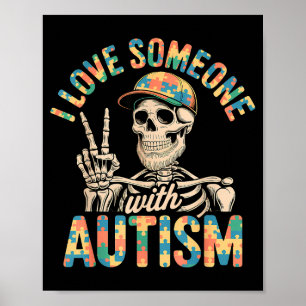 Poster Consciência do autismo autista